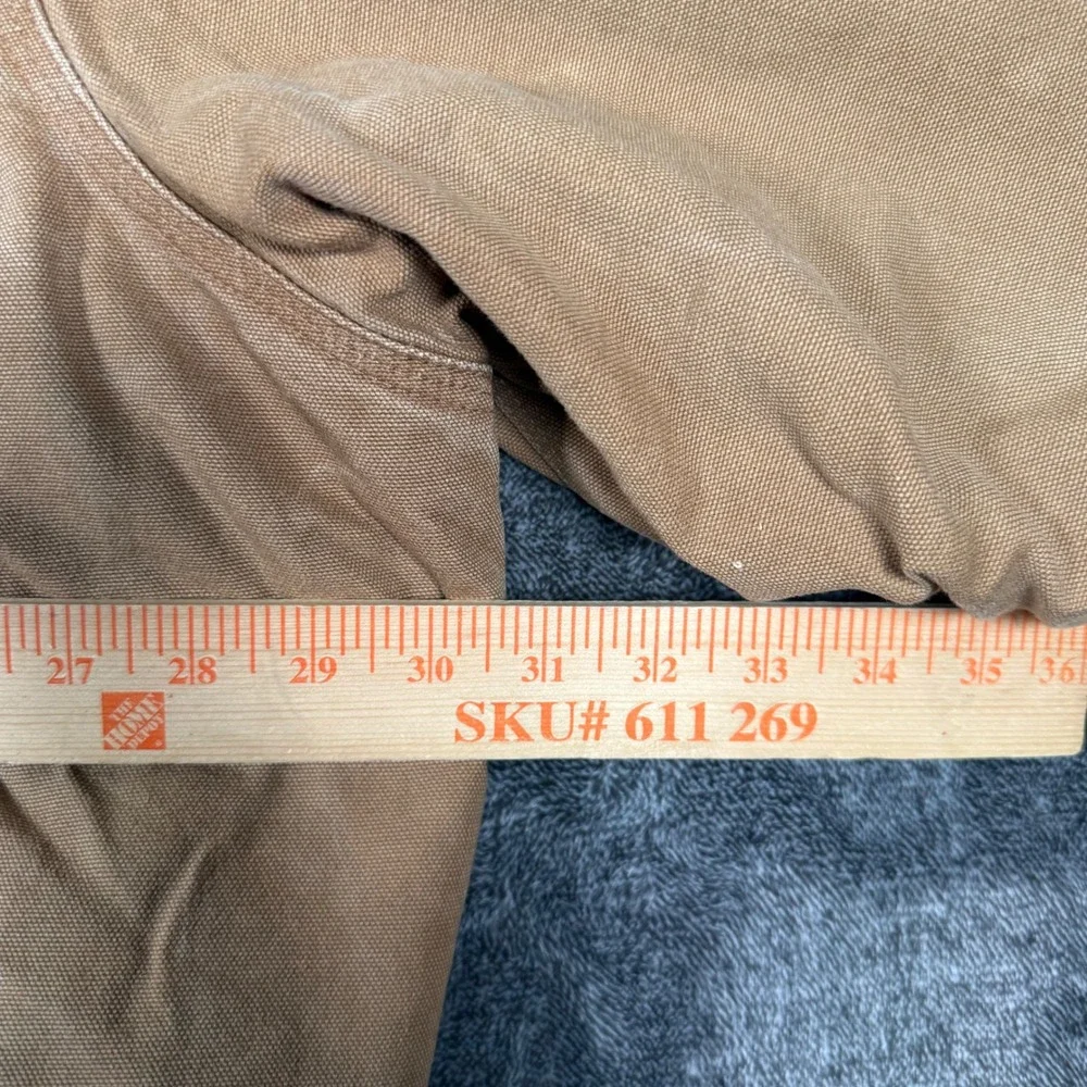 Vintage USA Made Carhartt J140 Active Jacket Brown Duck Canvas 3XL Tall
